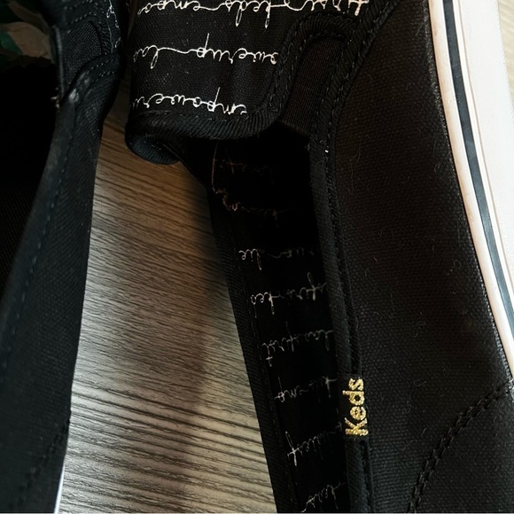EUC Ladies First empower ll black and white keds with dream foam comfort size 11 - Picture 12 of 13